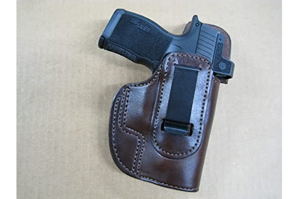 Azula Fully Lined IWB Leather Concealed Carry Holster for Sig Sauer P365XL Romeo Zero with Red Dot Sight