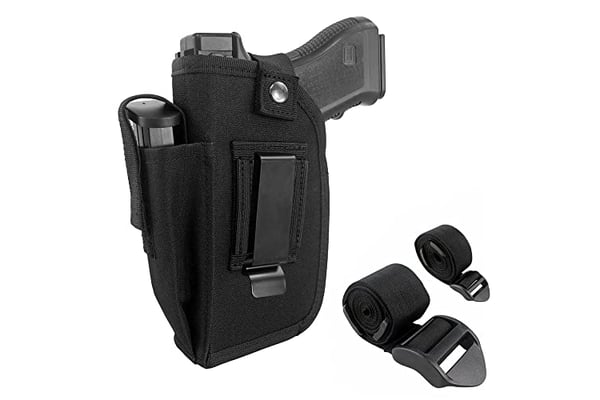 Depring Universal Concealed Carry Holster with Mag Pouch