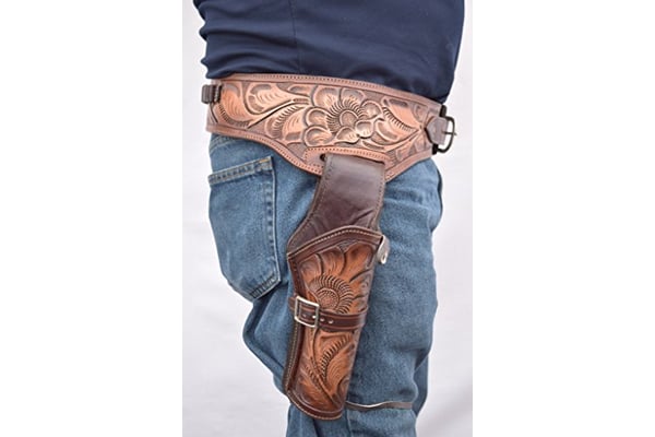 Gun Holster & Belt Cowboy Western Style Rig