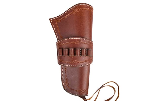 Hulara Leather Western Tooled Cowboy Gun Holster