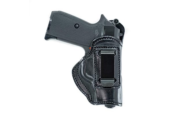 Inside The Waistband Leather Holster for Bersa Thunder Plus 380. IWB Holster with Clip Conceal Carry.