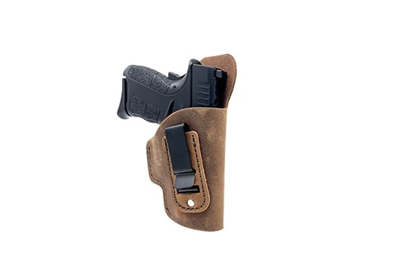 Springfield Armory XDS 3.3 - Soft Sided Leather Inside The Waistband (IWB) Concealed Carry Holster- IWB Holster (Right Handed)