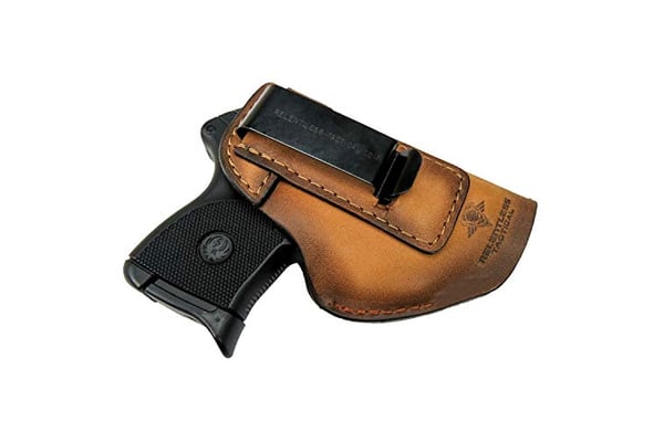 The Defender Leather IWB Holster - Fits Ruger LCP, LCP2, Sig P238, P290, S&W Bodyguard .380 and Most .380's